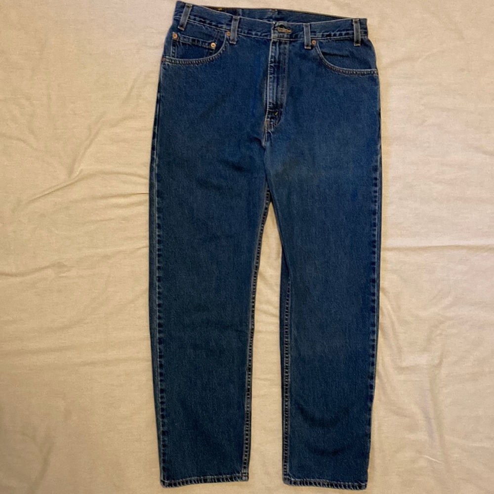 Levi’s 505 regular fit straight leg, 36W 30L